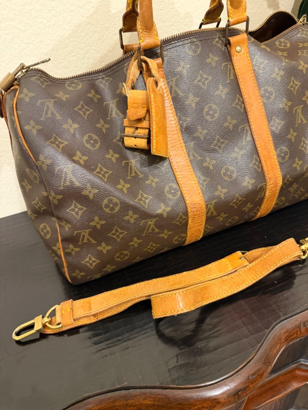 Louis Vuitton Bando 45 with straps Vintage - Picture 8 of 9